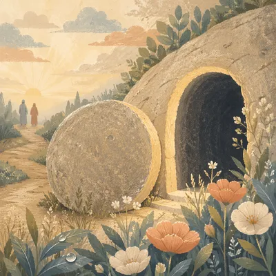 Empty Tomb at Spring Dawn