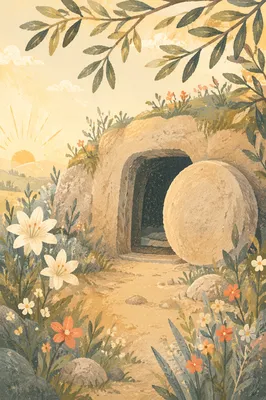 Empty Tomb at Spring Dawn