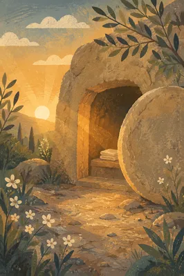 Empty Tomb at Spring Dawn