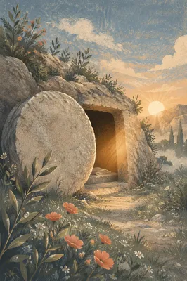Empty Tomb at Easter Sunrise