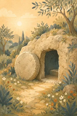 Empty Tomb at Spring Dawn