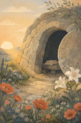 Empty Tomb at Easter Sunrise