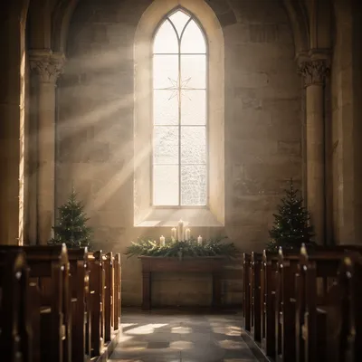 Epiphany Starlight Through Church Window
