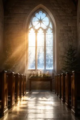 Epiphany Starlight Through Church Window