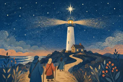 Epiphany Star Guiding Night Travelers