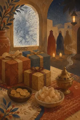 Epiphany Gifts with Gold and Frankincense
