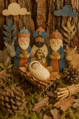 Epiphany Three Kings Nativity with Gifts