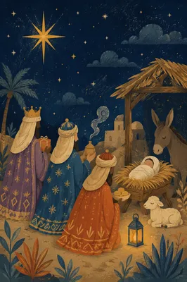 Epiphany Three Kings Bringing Sacred Gifts