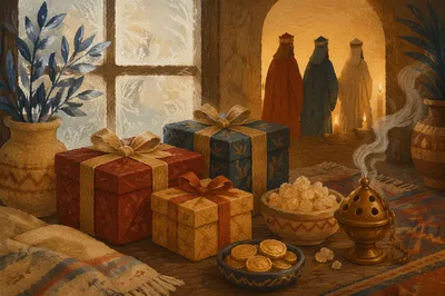 Epiphany Gifts with Gold and Frankincense