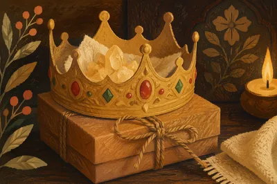 Epiphany Crown and Gifts Still Life