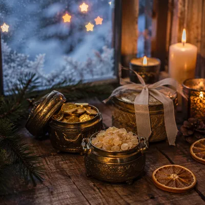 Epiphany Three Kings Gifts Still Life