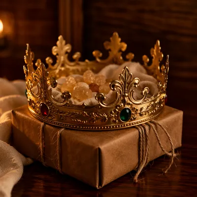 Epiphany Crown and Gifts Still Life