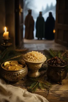 Epiphany Three Kings Gifts Still Life