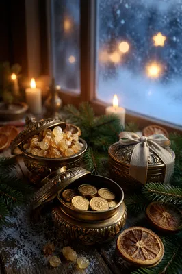 Epiphany Three Kings Gifts Still Life