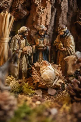 Epiphany Nativity with Three Kings Gifts