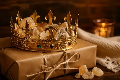 Epiphany Crown and Gift Still Life