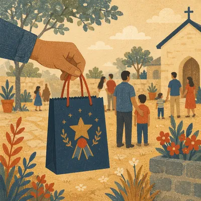 Father's Day Gift Bag at Church Gathering
