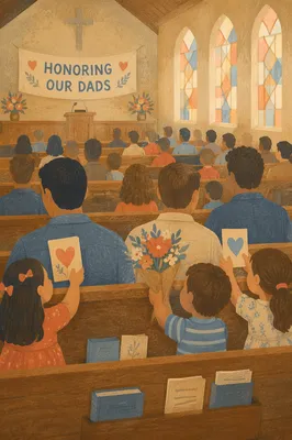 Fathers Day Honoring Dads in Church