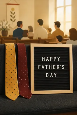 Fathers Day Church Foyer Letter Board