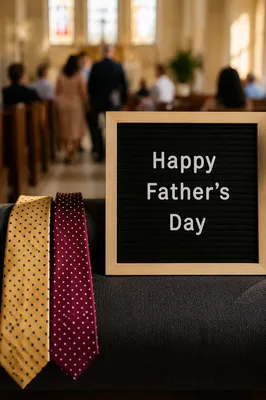 Fathers Day Church Foyer Letter Board