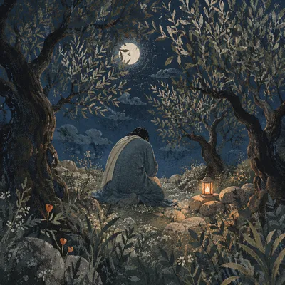 Gethsemane Olive Grove Night Prayer