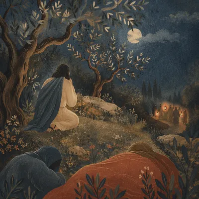 Gethsemane Olive Grove Night Prayer
