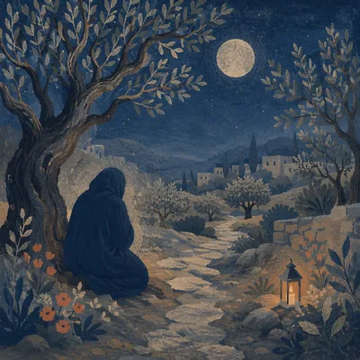 Gethsemane Olive Grove Night Prayer