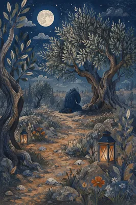 Gethsemane Olive Grove Night Prayer