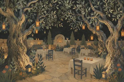 Gethsemane Olive Garden Prayer Vigil Night