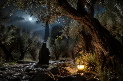 Night Vigil in Ancient Olive Grove