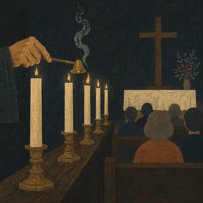 Good Friday Tenebrae Candle Extinguishing Service