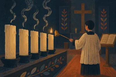 Good Friday Tenebrae Candle Extinguishing
