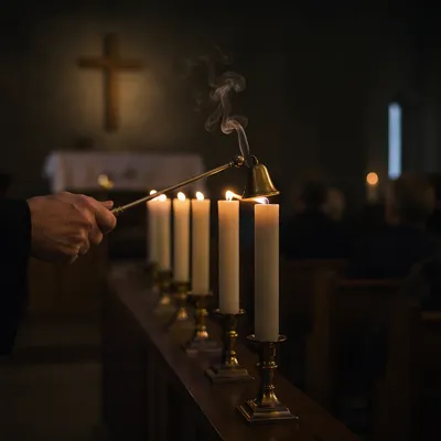 Good Friday Tenebrae Candle Extinguishing Service
