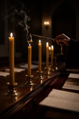 Good Friday Tenebrae Candle Extinguishing