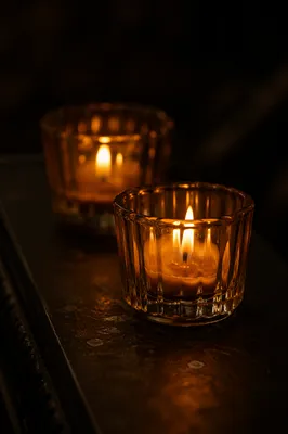 Good Friday Tenebrae Candles in Darkness