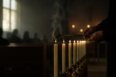 Good Friday Tenebrae Candle Extinguishing Service