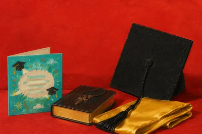Graduation Cap Bible and Cross Celebration