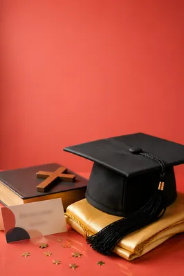 Faith Filled Graduation Cap and Bible