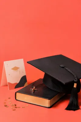 Graduation Cap Bible and Cross Celebration