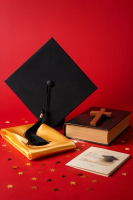 Graduation Cap Bible and Cross Celebration