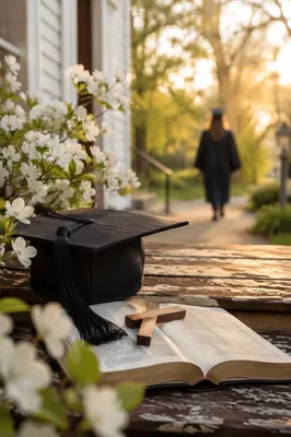 Faith Filled Spring Graduation Chapel Still Life