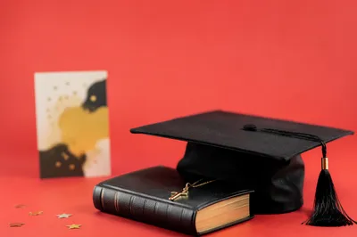 Graduation Cap Bible and Cross Celebration