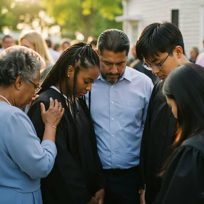 Graduation Sunday Prayer After Ceremony