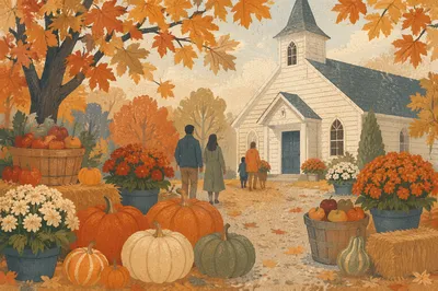 Autumn Harvest Festival at Wooden Chapel