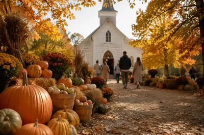 Autumn Harvest Festival at Wooden Chapel