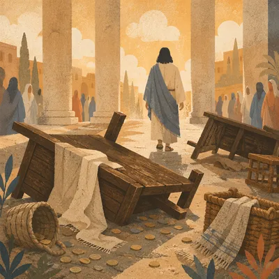 Holy Monday Temple Cleansing at Dawn
