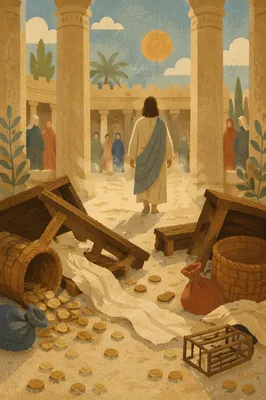 Holy Monday Temple Cleansing at Dawn