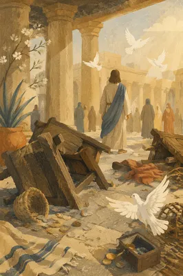 Holy Monday Temple Cleansing at Dawn