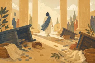 Holy Monday Temple Cleansing at Dawn
