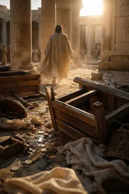Holy Monday Temple Cleansing at Dawn